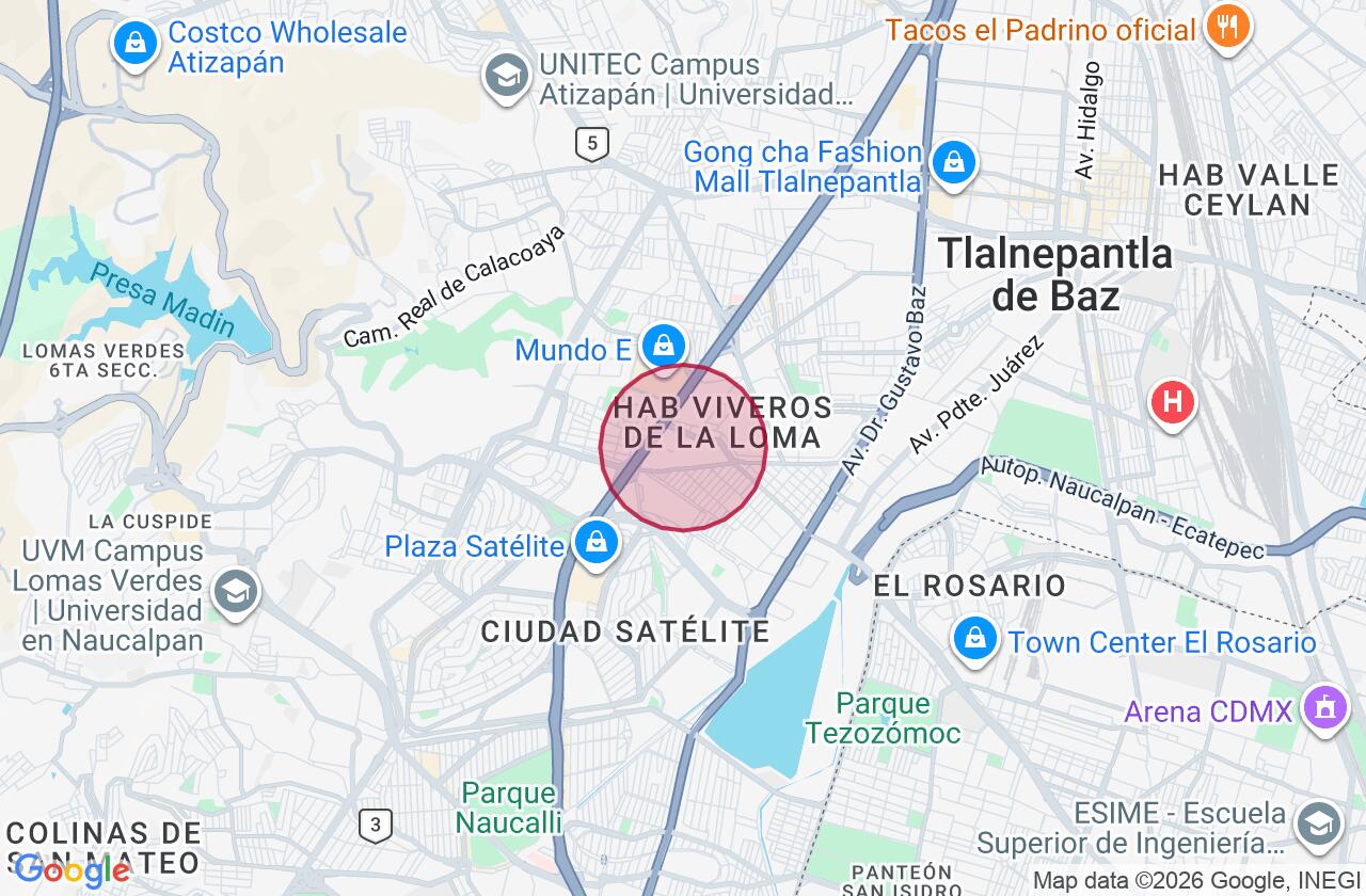 Zona aproximada de Casa en venta en Plazas de la Colina