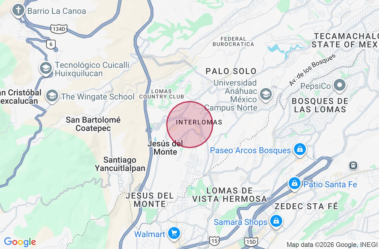 Zona aproximada de Departamento en venta en Hacienda de las Palmas