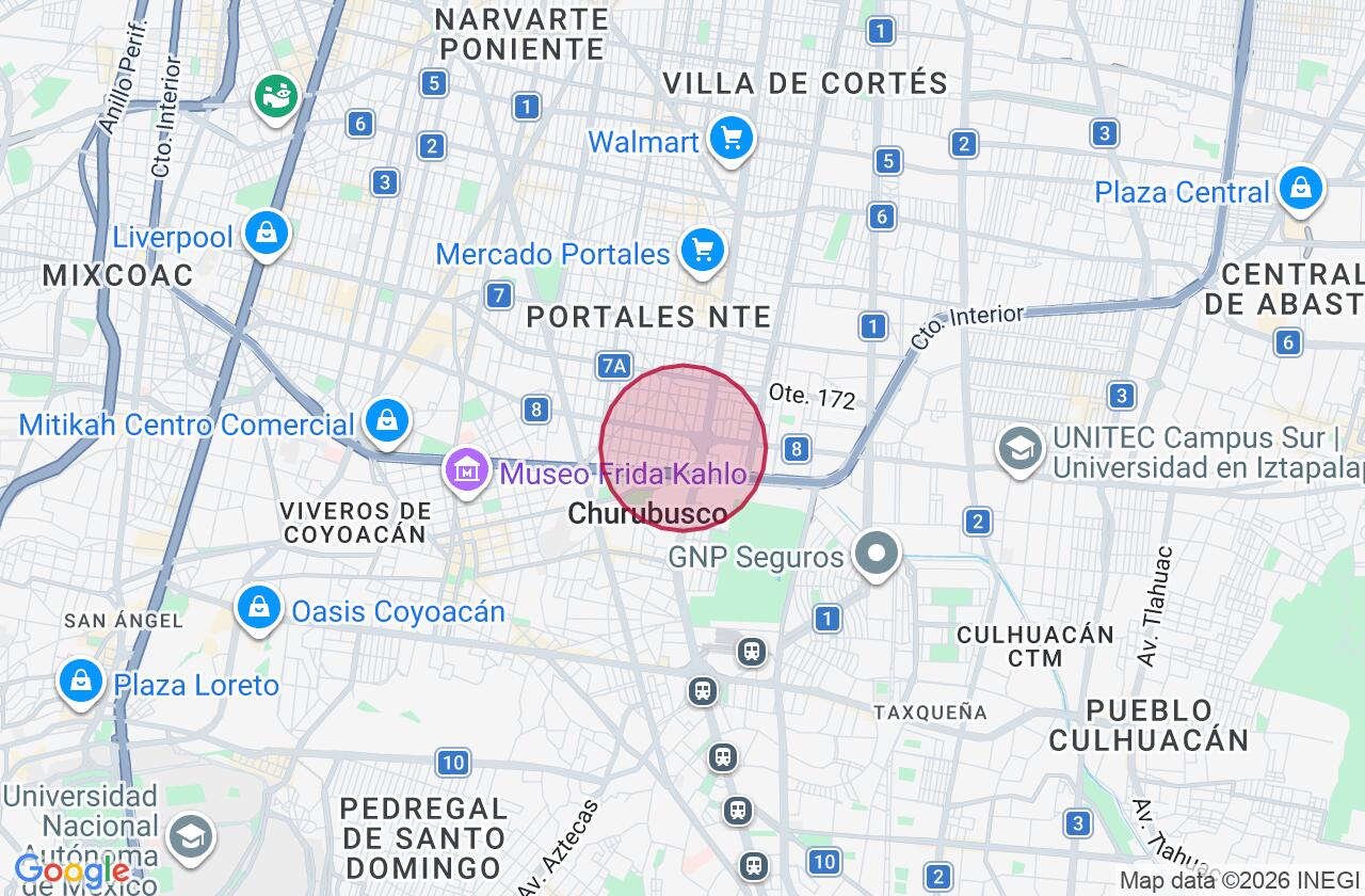 Zona aproximada de Departamento en venta en Portales Sur